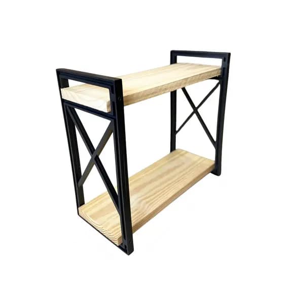 Prateleira Estilo Industrial 40Cm X 14Cm + Suporte15X36Cm