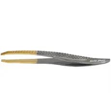 Pinca de Depilação Soling 9cm Gold Titanium Tradicional