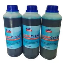 Liquiclean Kit 10 Embalagem 1Litro Para Porta Pote Banheiro Químico De Ônibus Barcos Aviões Eventos.