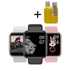 Smartwatch/Relógio inteligente y68/D20 ATUALIZADO (JÁ NO BRASIL) + Kit Pelicula