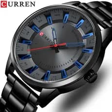 CURREN Relógio Masculino De Quartzo De Aço Inoxidável