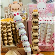 Kit 3 Caneta modelos variado  fofa Criativa Gel Bichinhos Personagens Animadas Kawaii