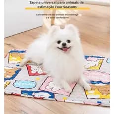 Tapete Impermeável para Pets - Absorção Rápida, Antiderrapante e Respirável