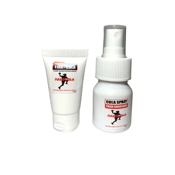 Cola Spray para Handebol 30ml + Tira Cola de Handebol 10ml