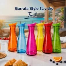 Garrafa de Vidro Style 1 litro Tuut Vitrizi