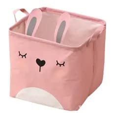 Cesto Organizador Dobrável Multiuso Brinquedos Infantil Animais Decoração Quarto Guarda Roupas