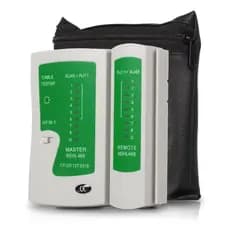 Testador De Cabo De Rede RJ45 RJ11 Profissional Com Unidade Remota E Estojo Para Lan E Telefone 🌐🛠️⚡
