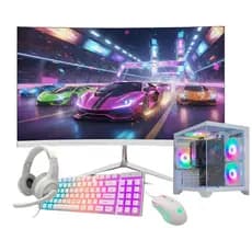 Computador PC Gamer Completo Amd Ryzen 5 5600GT Vega 7, Ram 16gb DDR4, SSD 480GB, Fonte 500w Plus, Monitor 23"