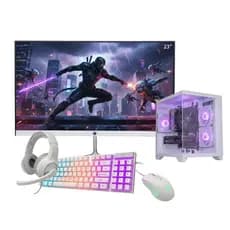 Pc Gamer Completo P/ GTA RP - Core i7 16gb 480GB SSD RX 560 4GB Tela 23 c/ Wifi Gabinete Aquario RGB