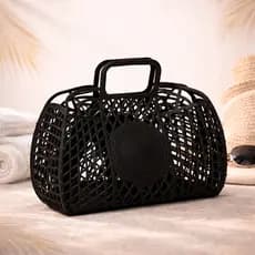 Bolsa De Praia Passeio Feminina Verão Piscina Emborrachada e Resistente
