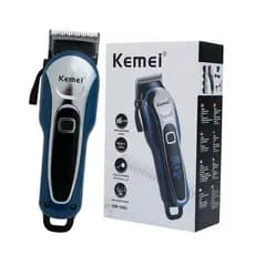Maquina Cortar Cabelo Profissional Kemei Km-1995 Recarregável