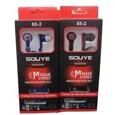Fones Com Microfone Para Celulares Promoção Kit com 10 Peças Souye 852-M