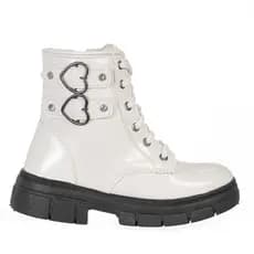 Bota coturno tratorado menina feminina moda inverno