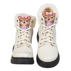 Coturno infantil feminino botinha criança bota tratorada festa casamentos moda blogueirinha sapato menina