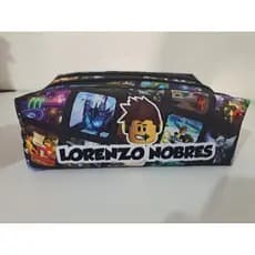 Estojo Triplo Personalizado Roblox