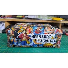 Estojo Triplo One Piece Personalizado com nome
