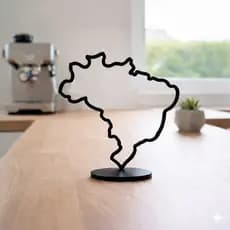 Decoração Mapa Brasil Enfeite, decorativo, casa Escultura boneco