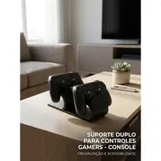 Suporte Duplo Para Controles Gamer Console PS4 PS5 XBOX PC Joysticks