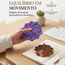 Fidget Toy Estrela Sensorial | Expansível Anti stress Relaxante Depressão Sensorial Rotativo