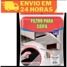 kit 2 filtro Para Coifa Exaustor Suggar Depurador De Ar 60x80 Segura Gordura/Fumaça