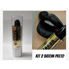 Batom Cremoso Preto/Batom Cremoso Azul/Hallowen/ NÃO CONTÉM GLITER