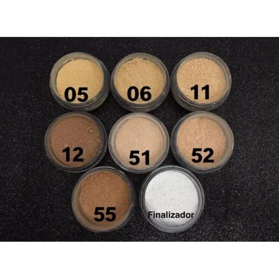 Pó Solto FACIAL/PÓ Banana/Prime FACIAL/A PROVA D'ÁGUA/Ultra fino HD /