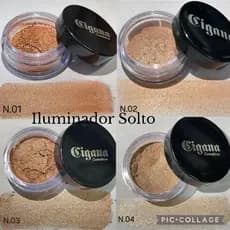 Iluminador Solto/Iluminador Glow/Glow ultra fino