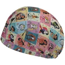 TOUCA CIRÚRGICA FEMININA COZINHA ENFERMAGEM GORRO AMARRAR COM ELÁSTICO PERSONAGEM PRINCESAS