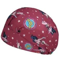 TOUCA CIRÚRGICA FEMININA COZINHA ENFERMAGEM GORRO COM ELÁSTICO AMARRAR  PERSONAGEM MULHER MARAVILHA