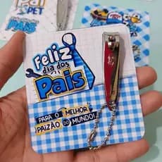 Lembrancinha Dia dos Pais com Cortador de Unha | Card Personalizado | Presente Criativo para Pai, Avô e Padrasto