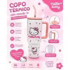 Copo Térmico Personalizado com Nome - Térmico Infantil Adulto - Presente criativo