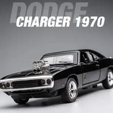Incrível Dodge Challenger 1970 miniatura velozes e furiosos Dom Toreto. Qualidade Premium! Carro de metal colecionador modelo coleção hotwheels mini carro escala reduzida 1/32 carrinho diecast hot wheels coleção brinquedo veículo melhor mias vendido.