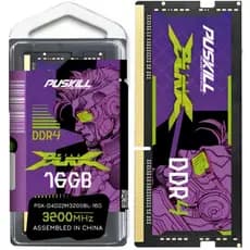 Memória RAM SODIMM Puskill Killblade DDR4 16GB 3200MHz para Notebook Gamer