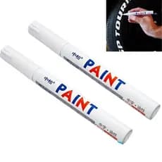 Caneta Paint Reparadora Pintura Automotiva Permanente Não Sai Água Tira Riscos Carro Moto Retoque Placa Tênis Pneus