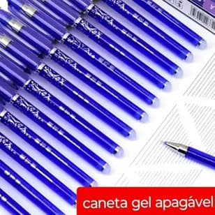 Caneta Gel Apagável De Tinta Azul  ZUI XUA Recargas Varetas De Agulha 0.5 mm Magica Lavavel