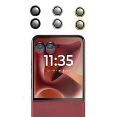 KIT(2 PCS) Protetor Lente Lisa Colorida Para Motorola Moto Razr 50 60 / Razr Moto 50 Ultra 60 Ultra