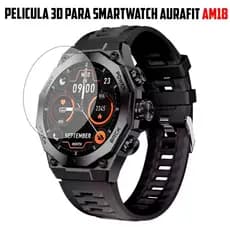 Película de Proteção para Smartwatch Aurafit AM18 – Vidro Temperado HD Transparente