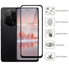 Película De Vidro Temperada Anti Risco HD 9h 3D 9D Para TCL 605 4G