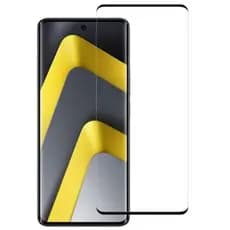 Película De Vidro Curvada Temperado 3D 9D Para Xiaomi Poco M8 5G - 6.77