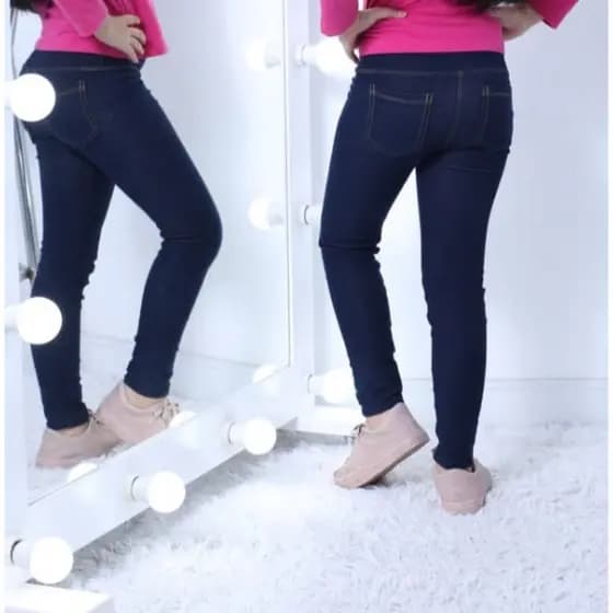 Legging Jeans Cotton Infantil e Juvenil