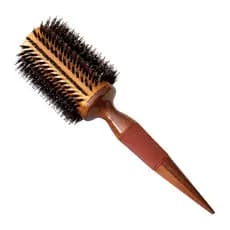 Escova Térmica Profissional cerdas Javali: Cabelos Lisos, Brilhantes e Sem Frizz em Minutos!