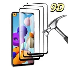PELÍCULA 3D 9D PARA GALAXY A01 / A02 / A03 / A04 / A05 / A06 / A07 Película de Vidro para Celular