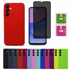 Kit Completo Pelicula PRIVACIDADE + Capa PREMIUM Para Samsung Galaxy A53 / A54 / A55 / A56 / A57 ENVIO IMEDIATO