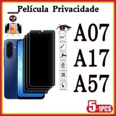 Pelicula Privacidade 3D de Vidro Para Samsung A07 Galaxy A06 Samsung A17 A16 Anti Spy ENVIO IMEDIATO