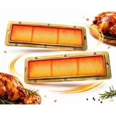 Kit 2 Queimador Forno Infravermelho Maquina De Frango
