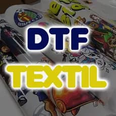 DTF TEXTIL, fácil e pratico de aplicar