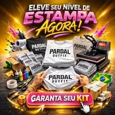 kit 10 estampas DTF textil facil aplicar ferro de passar para camiseta logo empresa uniforme blusa