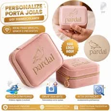 100 Etiqueta DTF Personalizada Para Porta Joias Logo Marca Termocolante Alta Definição Envio Rápido
