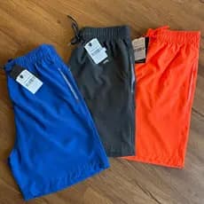 Kit 3 Short Bermudas Tactel Masculina Dry Fit Treino Academia Praia Fitness com Elastano