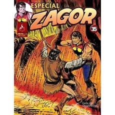 Zagor Especial 35 - A montanha de fogo (parte 2), Aventura, Vulcão, Índios, Militares, Cientistas